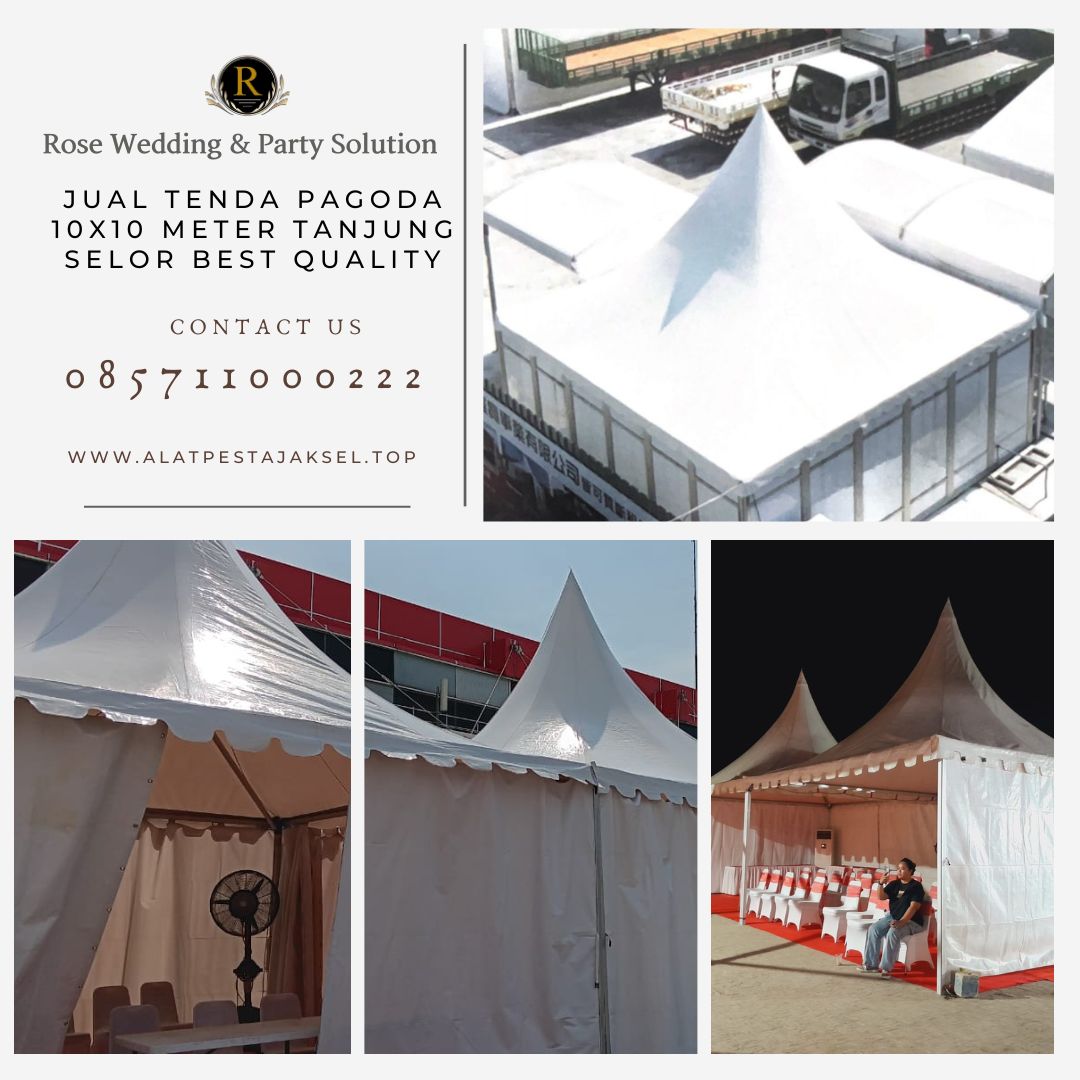 Jual Tenda Pagoda 10x10 Meter Tanjung Selor Best Quality