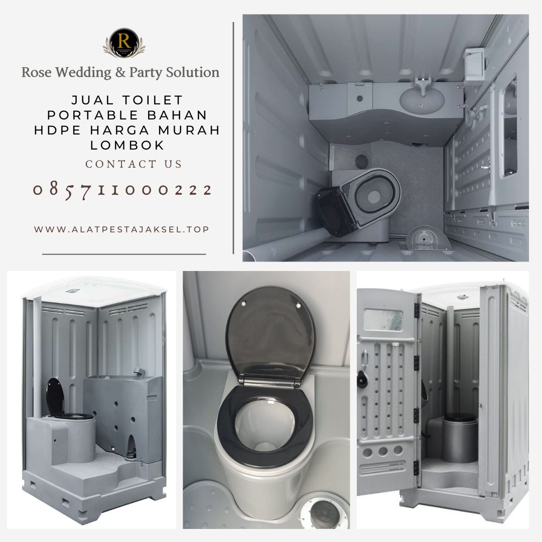 Jual Toilet Portable Bahan HDPE Harga Murah Lombok