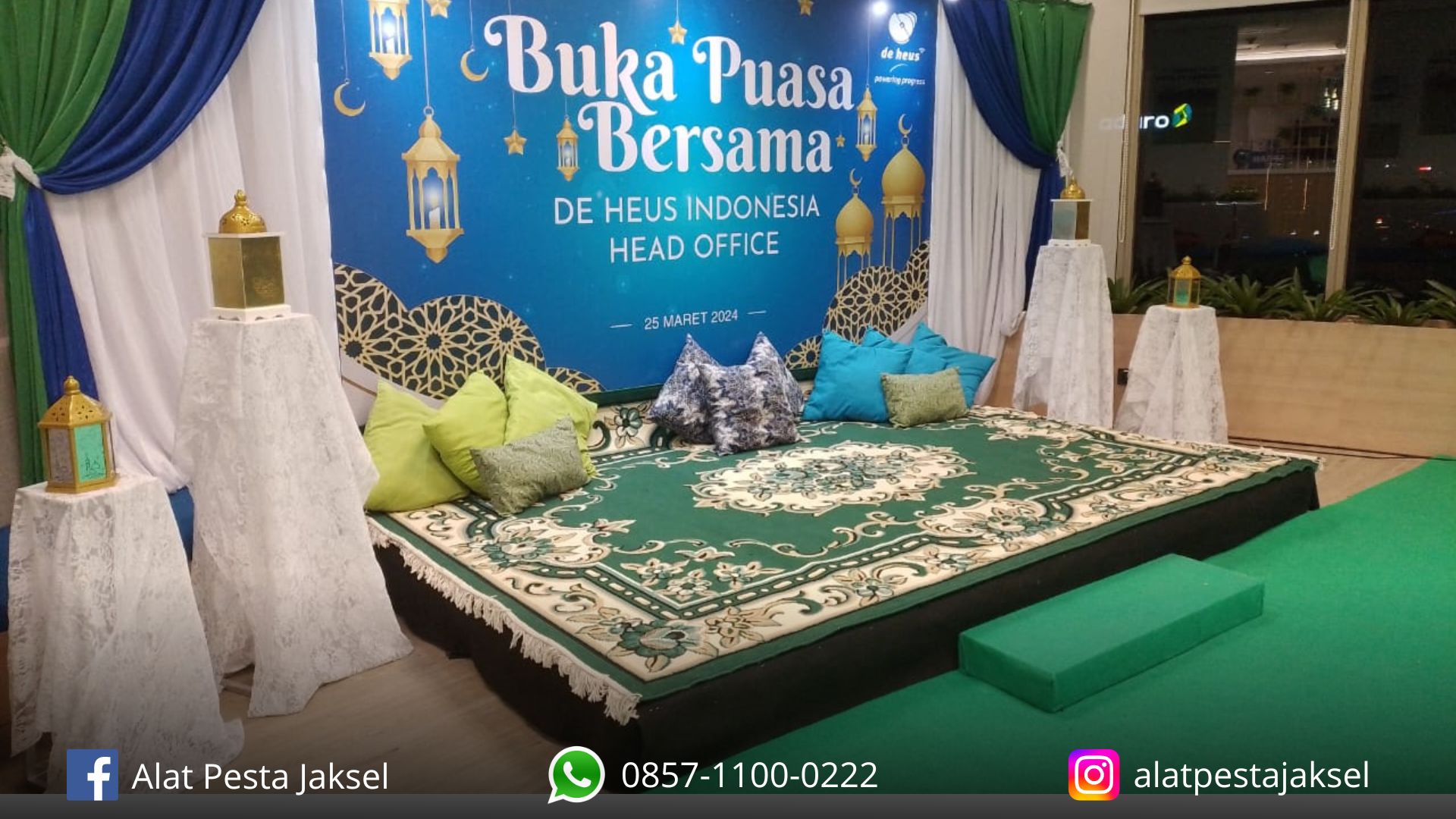 Sewa Backdrop Panggung Karpet Permadani Tema Ramdahan Jakarta