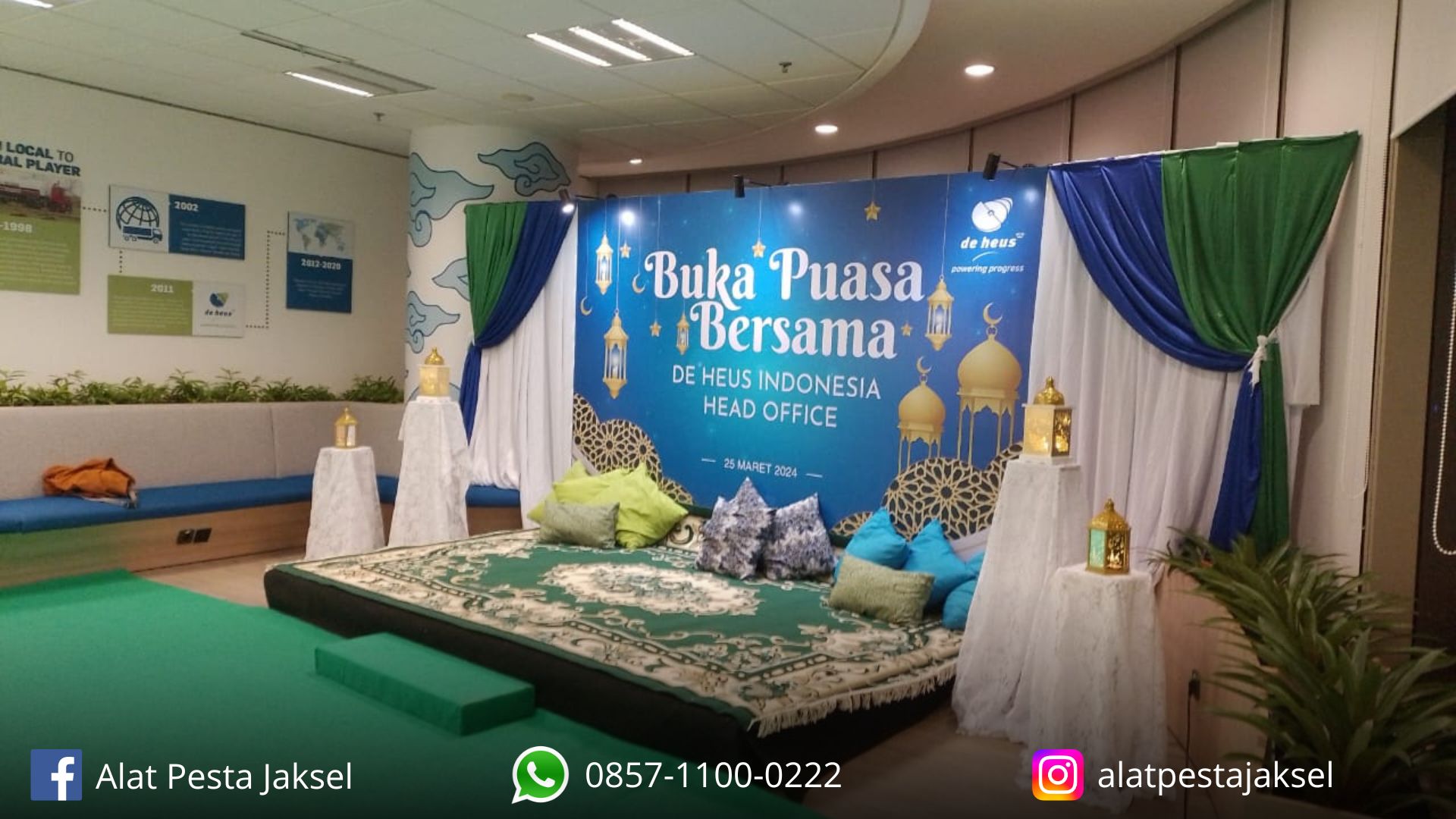 Sewa Backdrop Panggung Karpet Permadani Tema Ramdahan Jakarta