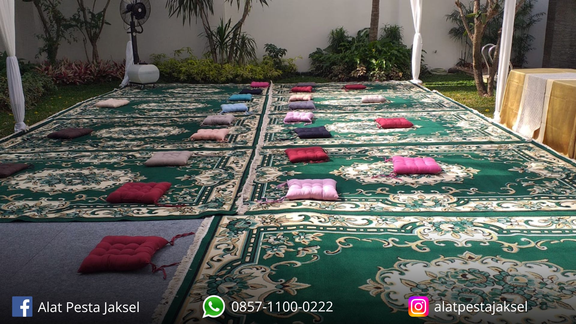 Menyewakan Beanbag Warna Warni Dan Karpet Permadani Jakarta Selatan
