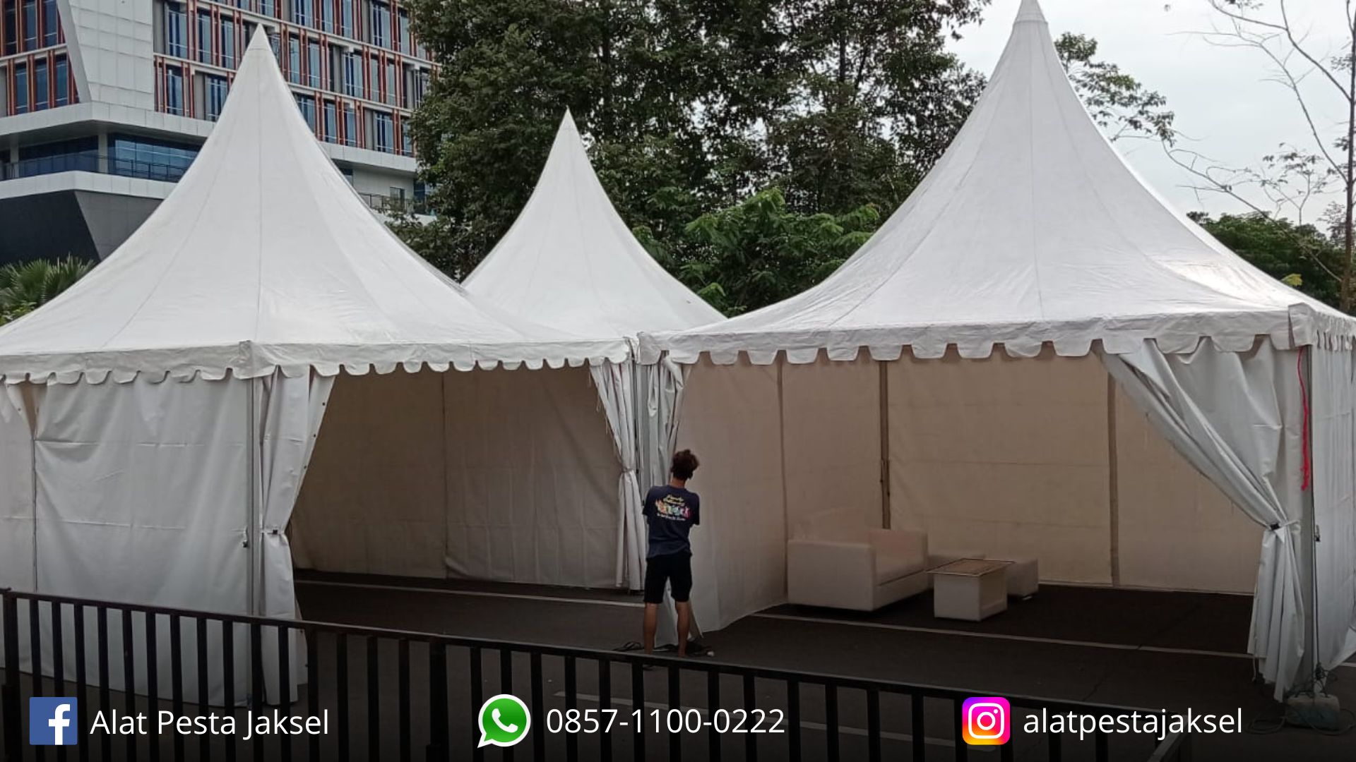 Menyewakan Tenda Bazar Sarnafil Dan Cafe Event Bazar Ramadhan 2024 Jakarta
