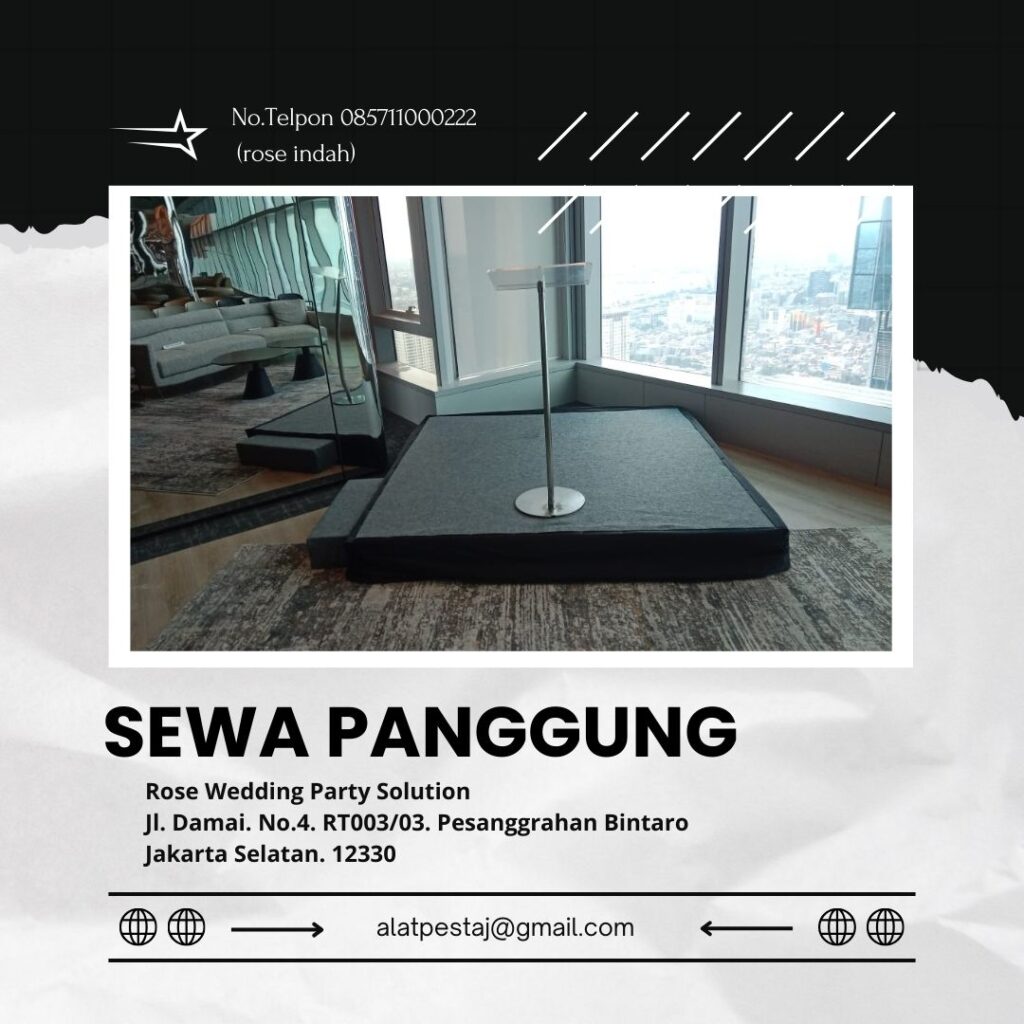 Sewa Panggung Dan Backdrop Harga terjangkau Murah Area Jakarta