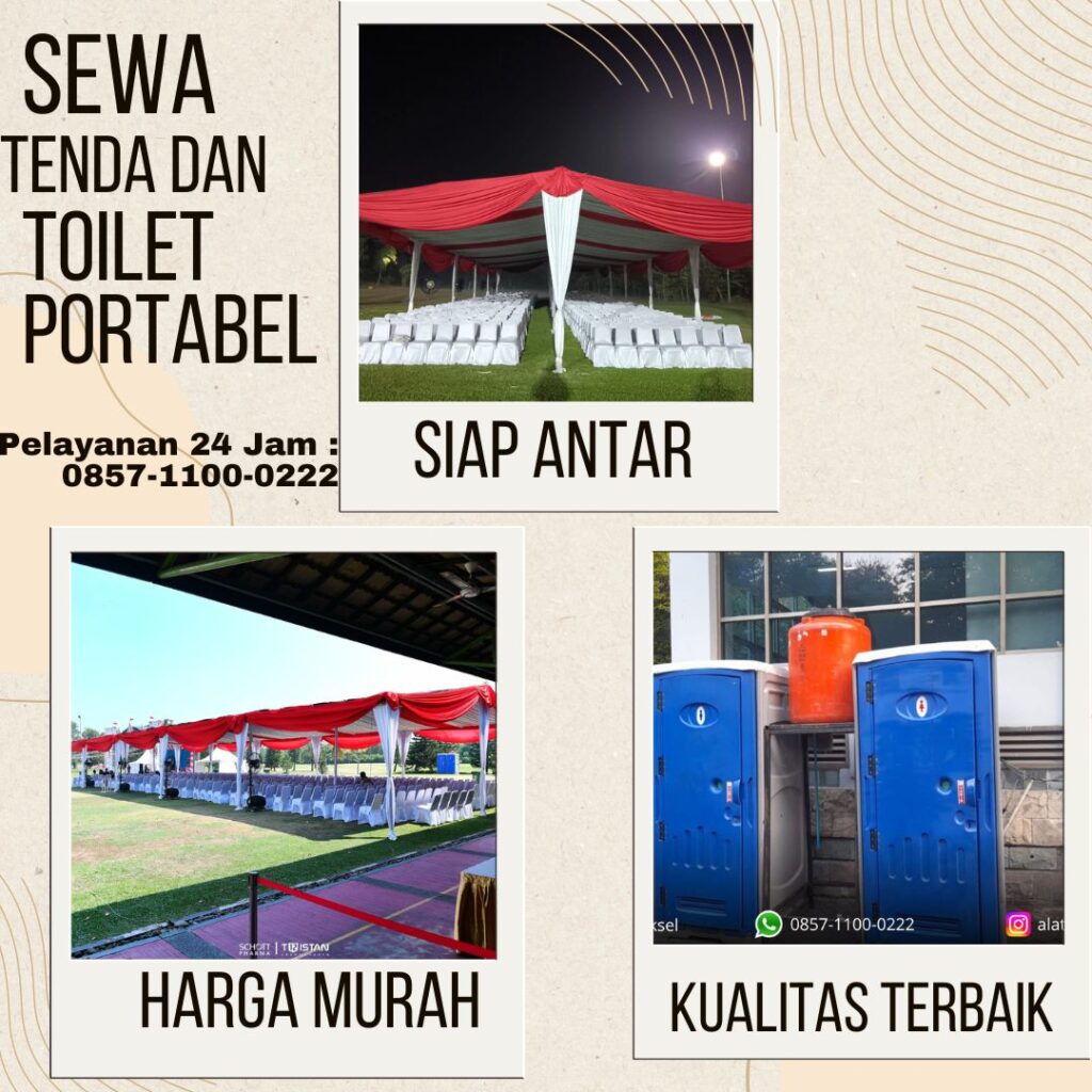 Sewa Tenda Roder Dan Toilet Portable Event Akhir dan Awal Tahun Area Jakarta