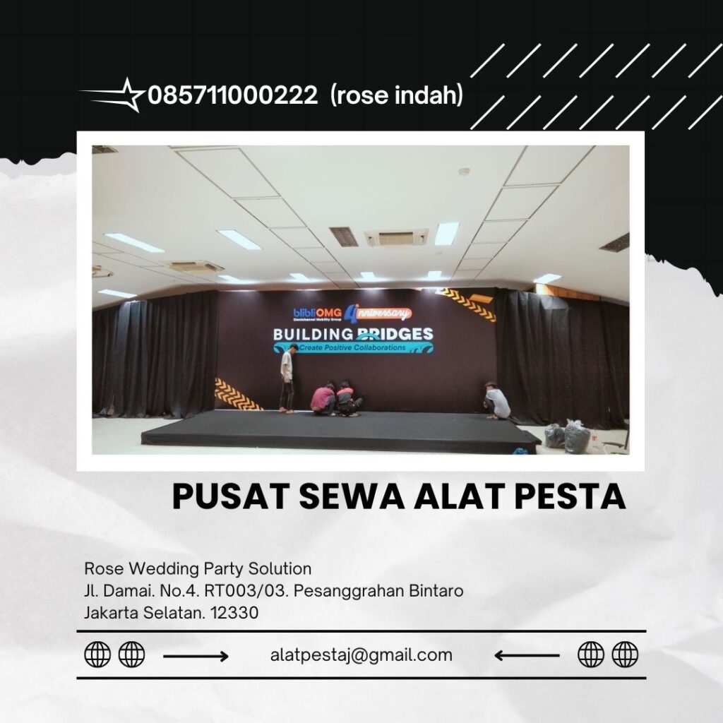 Jasa Sewa Panggung Dan Backdrop Besar Indoor Di Jakarta