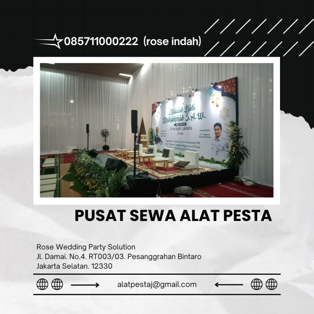 Jasa Sewa Panggung Dan Backdrop Besar Indoor Di Jakarta