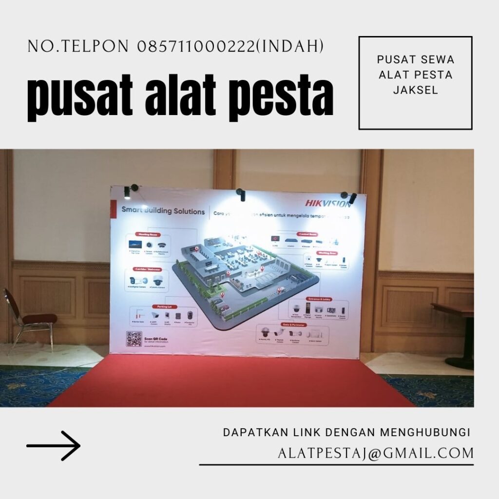 Jasa Sewa Backdrop Standar Dan Custom di Jaksel