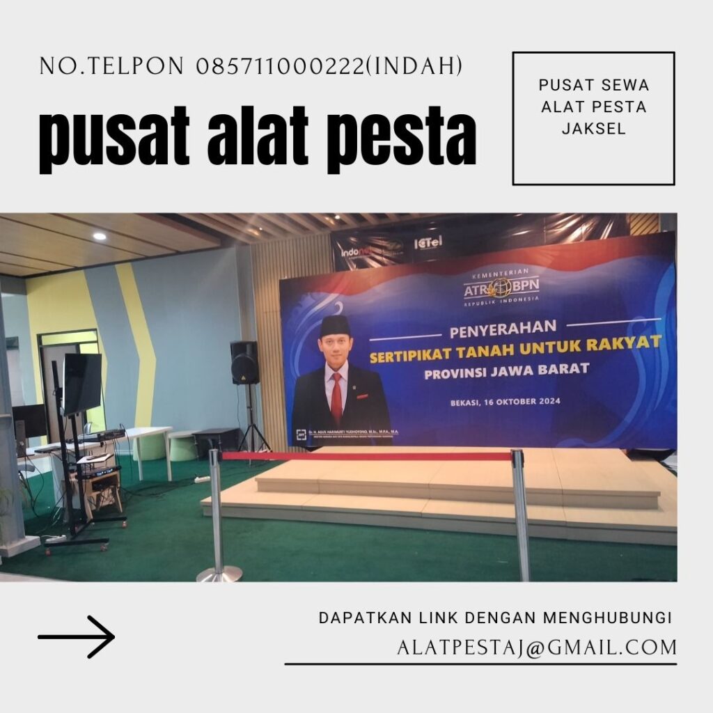 Jasa Sewa Backdrop Standar Dan Custom di Jaksel