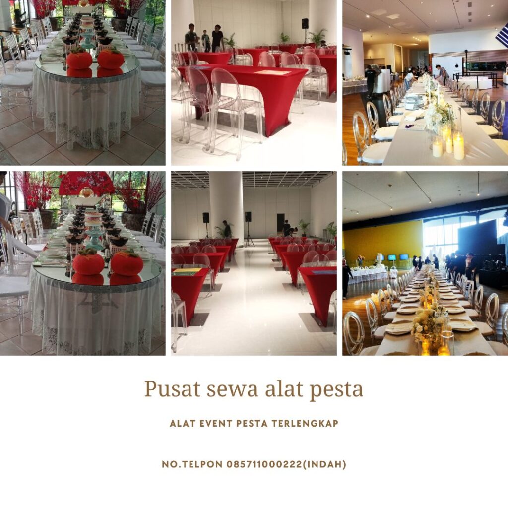 Pusat Rental Kursi Tiffany, Olivia Dan ghost Acrylic di Jakarta