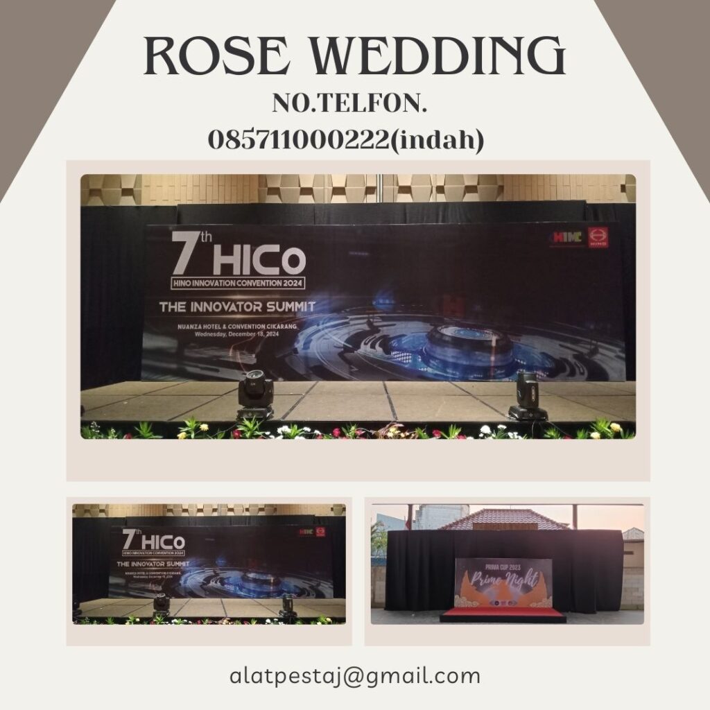 Sewa Backdrop Dan Panggung Besar Indoor Dan Outdoor di Jakarta