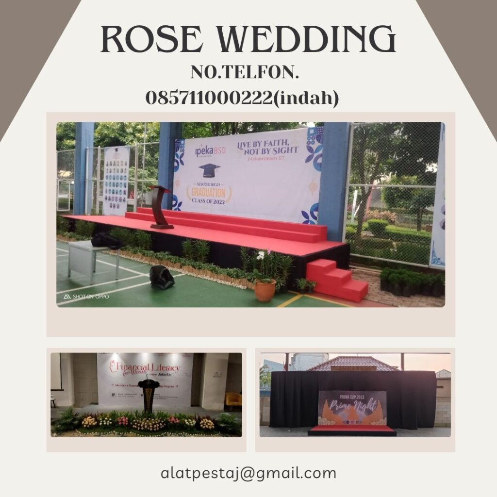 Sewa Backdrop Dan Panggung Besar Indoor Dan Outdoor di Jakarta