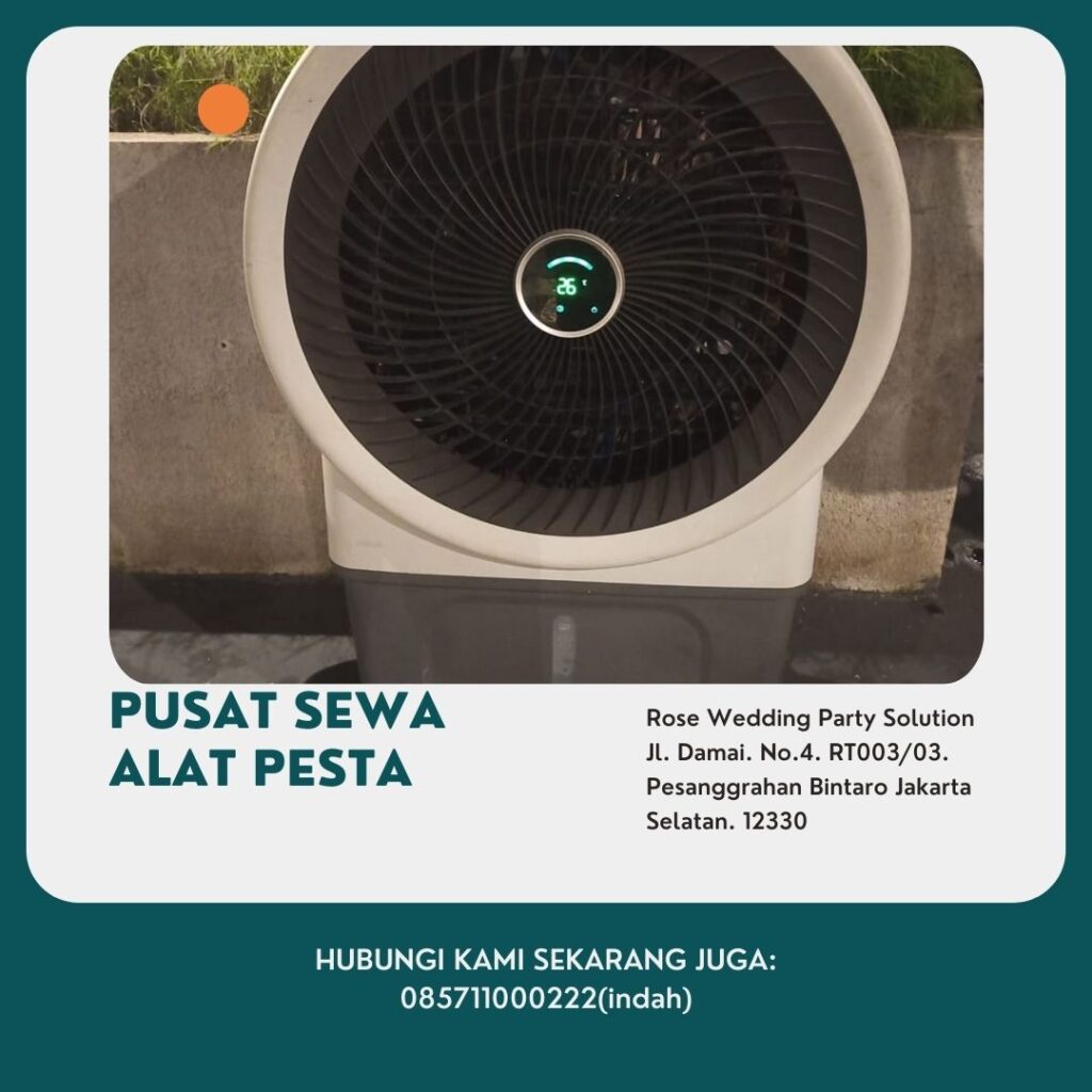 Jasa Sewa Misty Cool Dan Air Cooler Bundar Hemat Daya di Jakarta