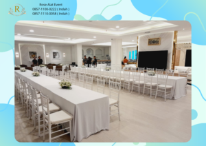 Spesialis Vendor Sewa Kursi VIP Kayu Type Cross back Tiffany Bekasi