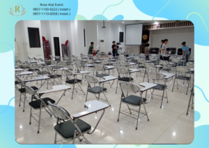 Vendor Sewa Kursi Type Kuliah Lipat Stainless Jakarta