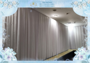 Sewa Tirai Putih Berkualitas Area Cikampek