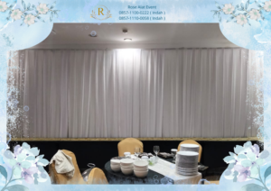 Sewa Tirai Putih Berkualitas Area Cikampek