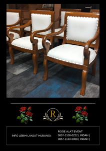 Rental Kursi VIP Type Arm Chairs Area Jakarta selatan