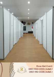 Jasa Sewa Ruang Partisi Putih Tirai Kian Jakarta