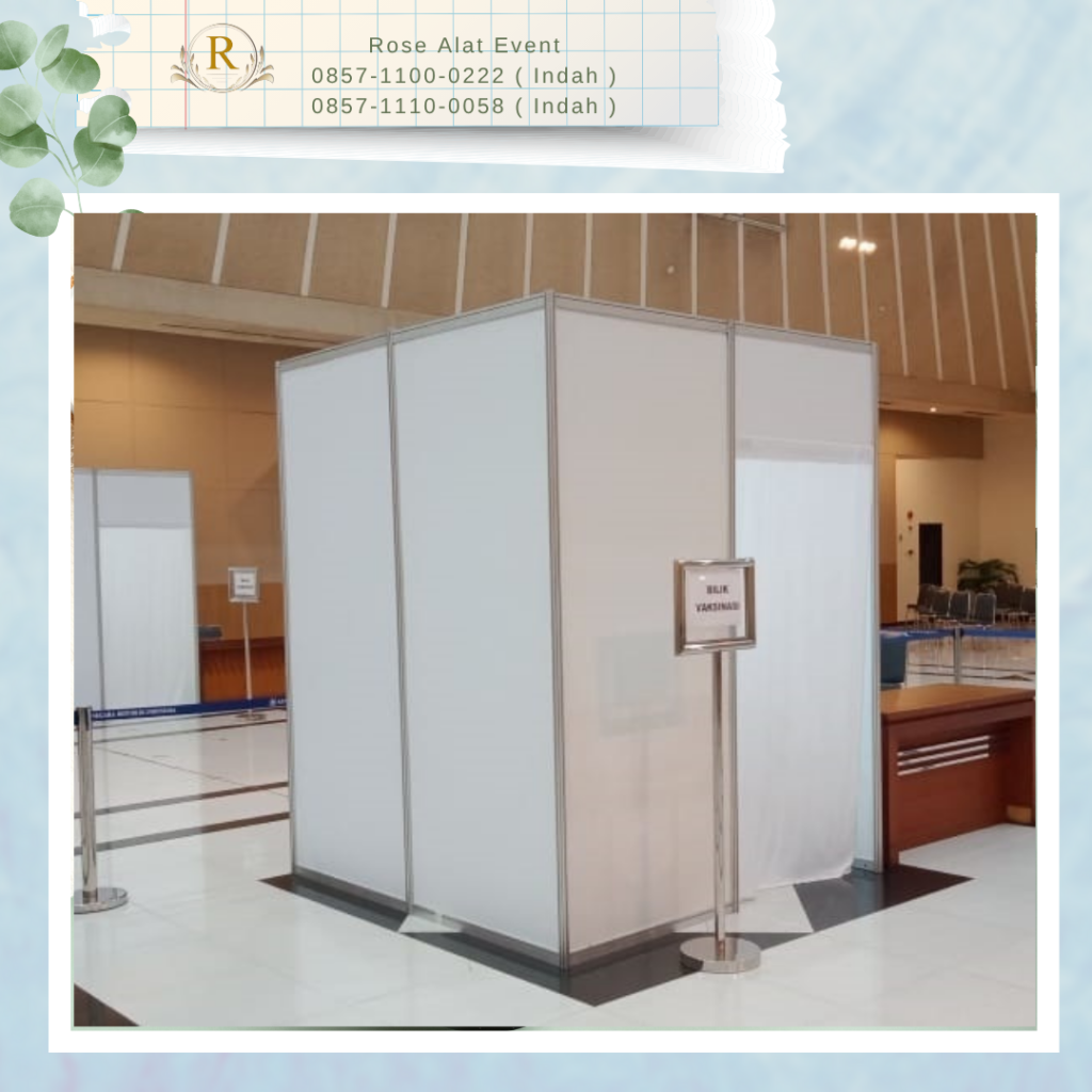 Jasa Sewa Sekat Dan Ruang Partisi Putih Area Tangerang Selatan
