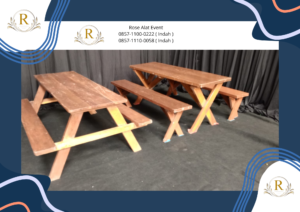 Rental Meja Taman Aneka Ragam Type Area Bekasi