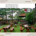 Pusat Sewa Meja Kursi Taman Kayu Outdoor Terdekat Jakarta Selatan