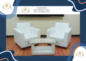 Pusat Sewa Sofa Type Minimalis Kotak Dan Oval Putih Jakarta