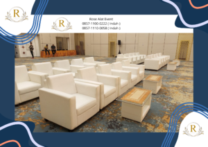 Pusat Sewa Sofa Type Minimalis Kotak Dan Oval Putih Jakarta