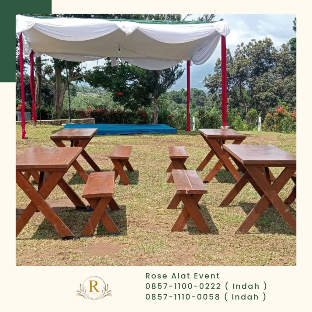 Jasa Sewa Kursi Meja Taman Outdoor Area Bogor