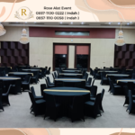 Rental Meja Bundar Type Jumbo Ukuran Diameter 220 cm di Jakarta