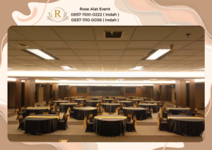 Rental Meja Bundar Type Jumbo Ukuran Diameter 220 cm di Jakarta