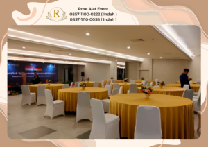 Rental Meja Bundar Type Jumbo Ukuran Diameter 220 cm di Jakarta