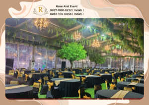 Rental Meja Bundar Type Jumbo Ukuran Diameter 220 cm di Jakarta