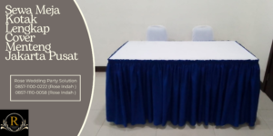 Sewa Meja Kotak Lengkap Cover Menteng Jakarta Pusat
