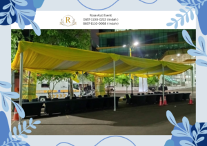 Sewa Tenda Serut Harga Pas Di Kantong Area Jabodetabek