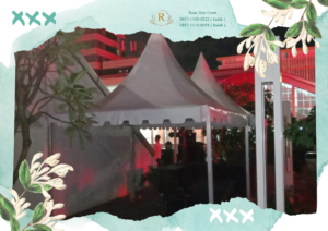 Vendor Sewa Tenda Sarnafil 3x3m Putih Bersih Area Jakarta Selatan