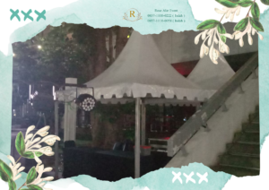 Vendor Sewa Tenda Sarnafil 3x3m Putih Bersih Area Jakarta Selatan