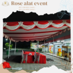 Rental Tenda Serut Kain Rempel Merah Putih Area Jakarta Selatan