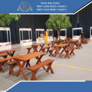 Rental Meja Kursi Taman Futura Tenda Sarnafil Karpet di Jakata selatan