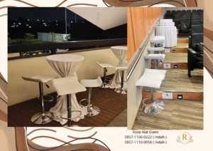 Rental Barstool Putih Dan Hitam Area BSD