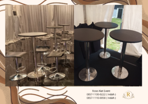 Rental Barstool Putih Dan Hitam Area BSD