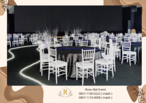 Sewa Kursi Cross Back Dan Tiffany Area PIK 2