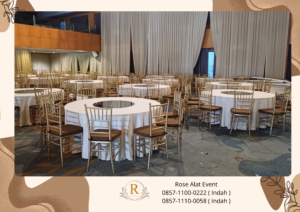 Sewa Kursi Cross Back Dan Tiffany Area PIK 2