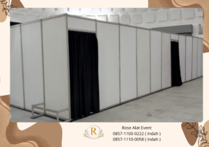 Rental Partisi Putih Dan Hitam Sekat Ruang Area BSD