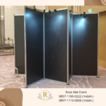 Rental Partisi Putih Dan Hitam Sekat Ruang Area BSD