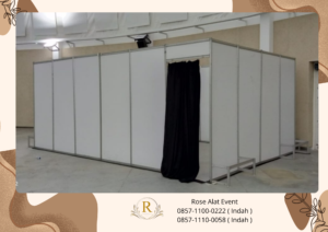 Rental Partisi Putih Dan Hitam Sekat Ruang Area BSD
