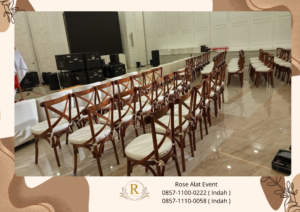 Sewa Kursi Cross Back Dan Tiffany Area PIK 2