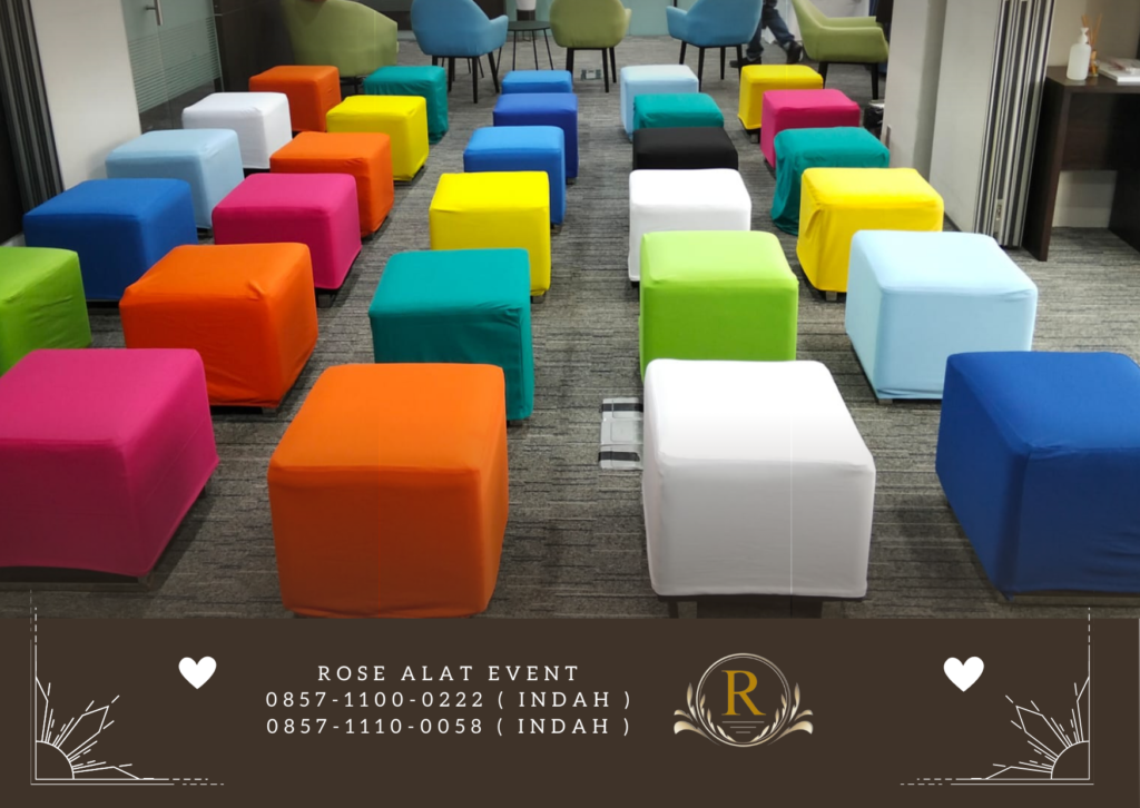 Sewa Puff Berbagai Jenis Warna Area Cikarang
