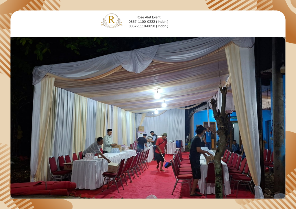 Sewa Meja Kursi Tenda Area Grand Wisata Tambun Bekasi