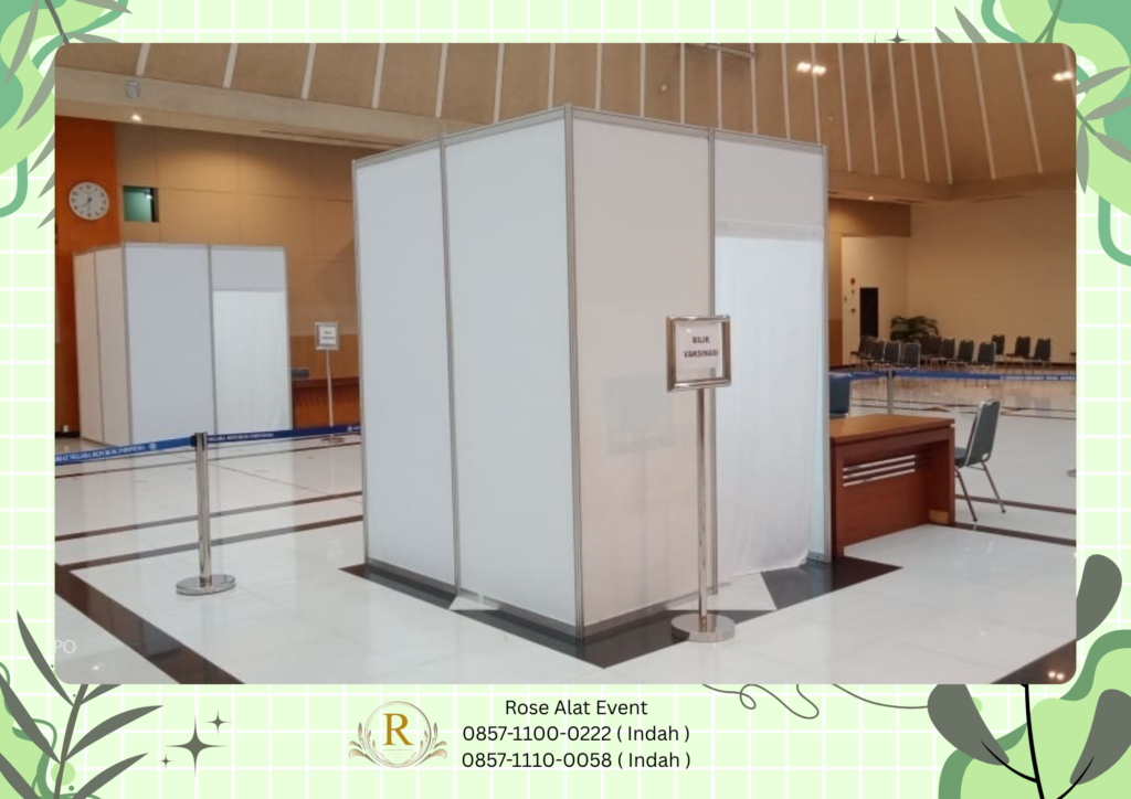 Rental Partisi Sekat Ruang Putih Area Bintaro Tangerang Selatan