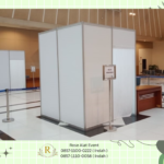 Rental Partisi Sekat Ruang Putih Area Bintaro Tangerang Selatan